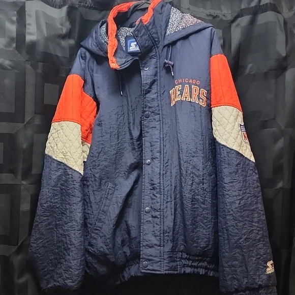 90'S Starter NFL CHICAGO BEARS スタジャン L 90'S Starter NFL CHICAGO BEARS スタジャン L Vintage 1990s